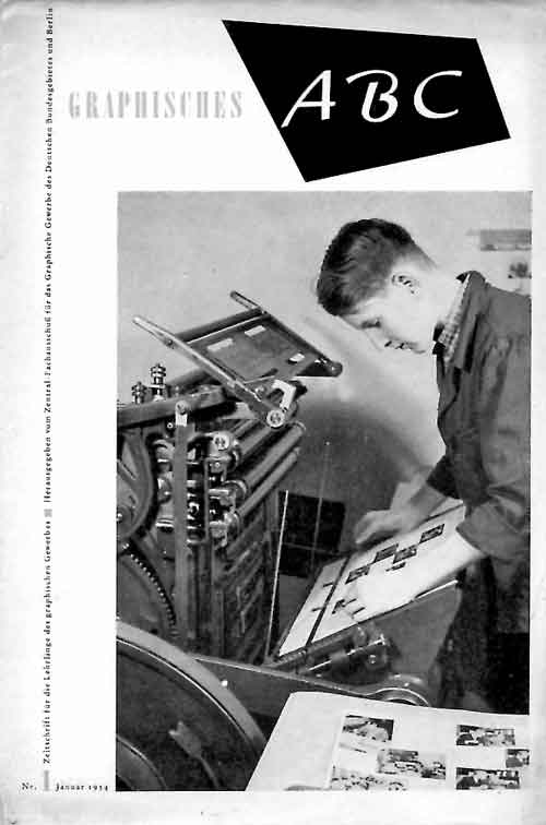 Graphisches ABC 1 vom Januar 1954